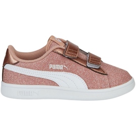 Scarpe Puma Smash v2 Glitz Glam V Ps 367378 29 beige