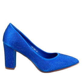 Décolleté tacco alto con perline Marisa Blue