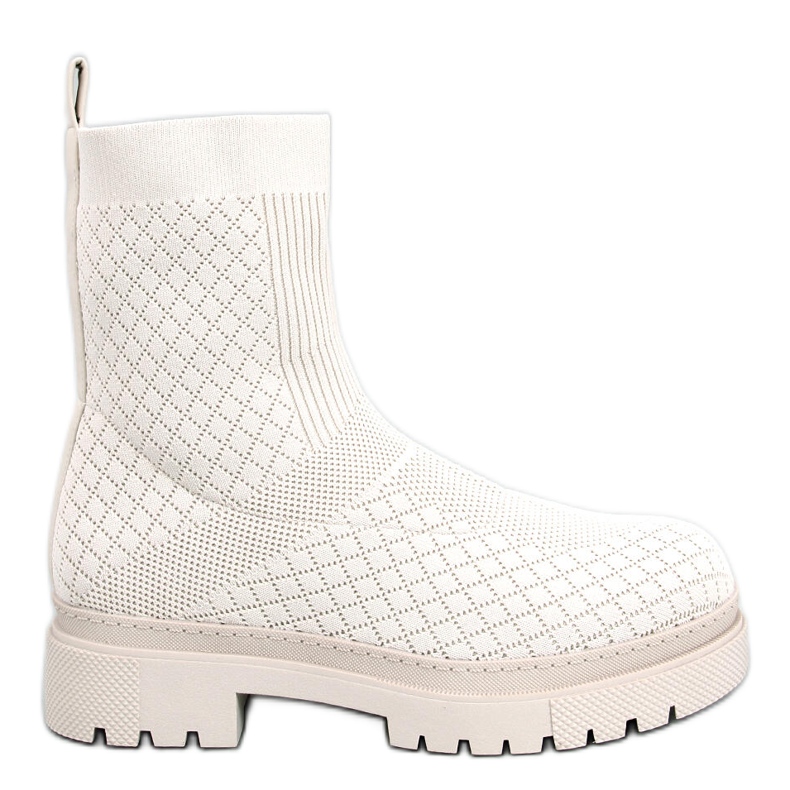 BM Stivaletto a calzino con fantasia Rueda Beige