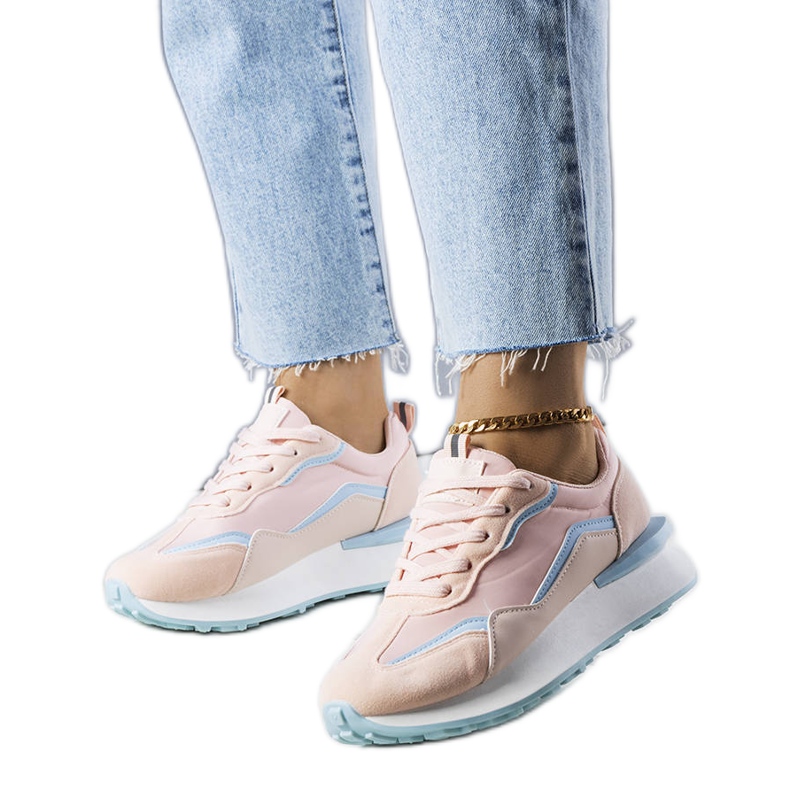 BM Sneakers rosa sulla piattaforma Ada