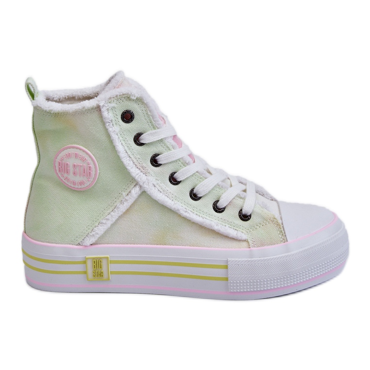 Sneakers alte da donna Big Star LL274177 Multicolor multicolore