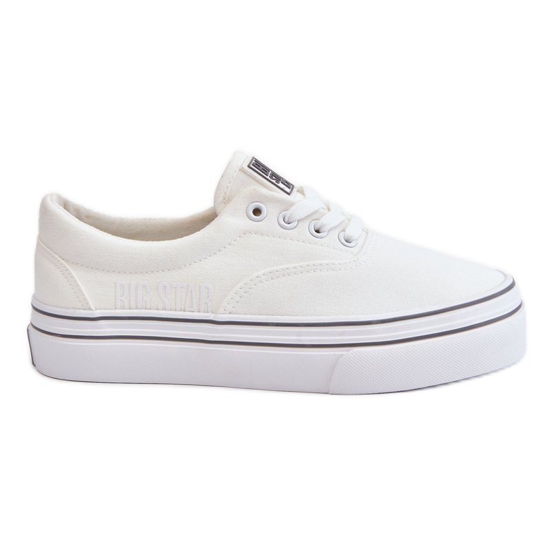 Sneakers Big Star Platform da donna LL274228 Bianche bianca