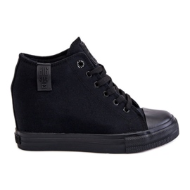 Sneakers alte con zeppa nascosta Big Star LL274034 Nere nero