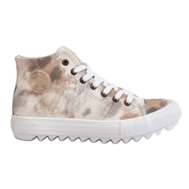 Sneakers Donna Big Star LL274047 Bianco-Verde bianca