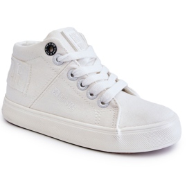 Sneakers Classiche Alte da Bambino Big Star LL374002 Bianche bianco bianco