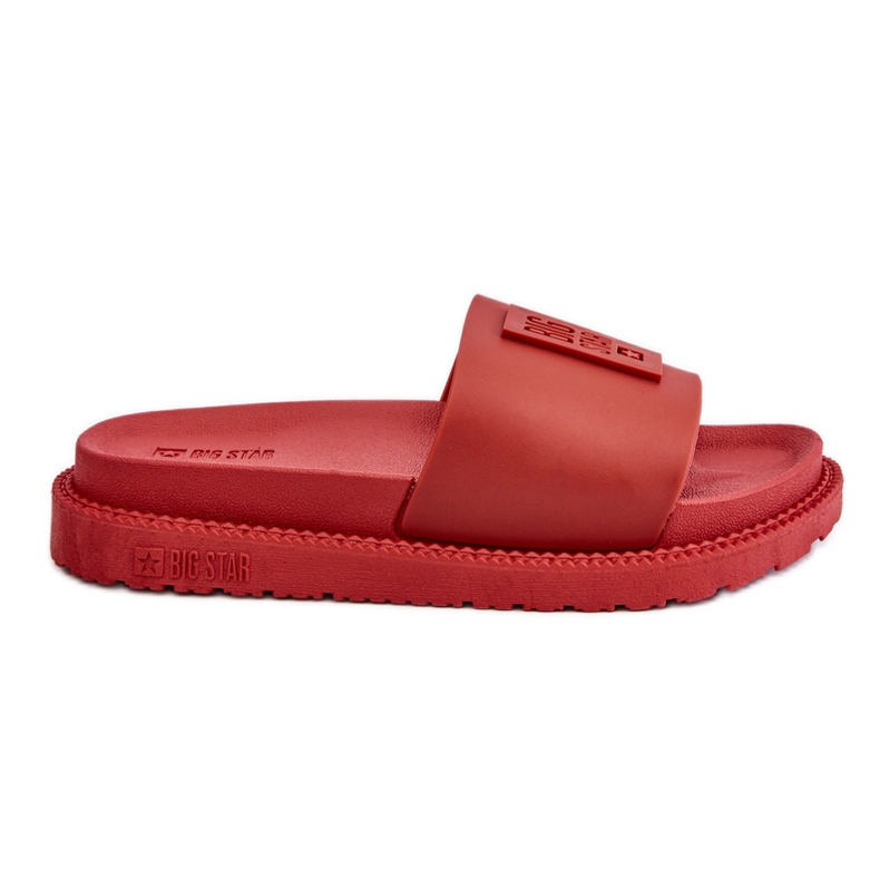 Pantofole da donna Big Star LL274430 rosse rosso