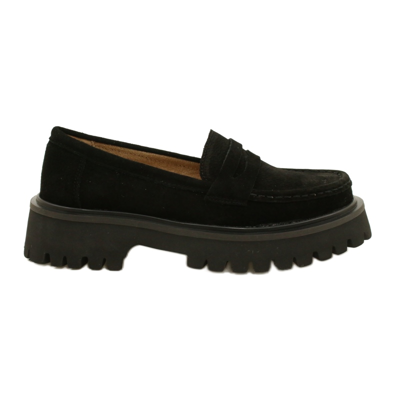 Mocassino scamosciato Filippo DP4586/23 BK nero