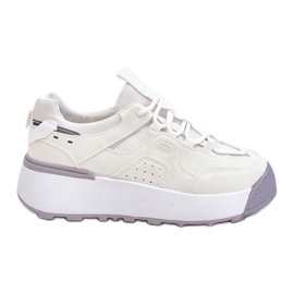 PS1 Scarpe Sportive Da Donna Sulla Piattaforma Dakari Bianche bianco