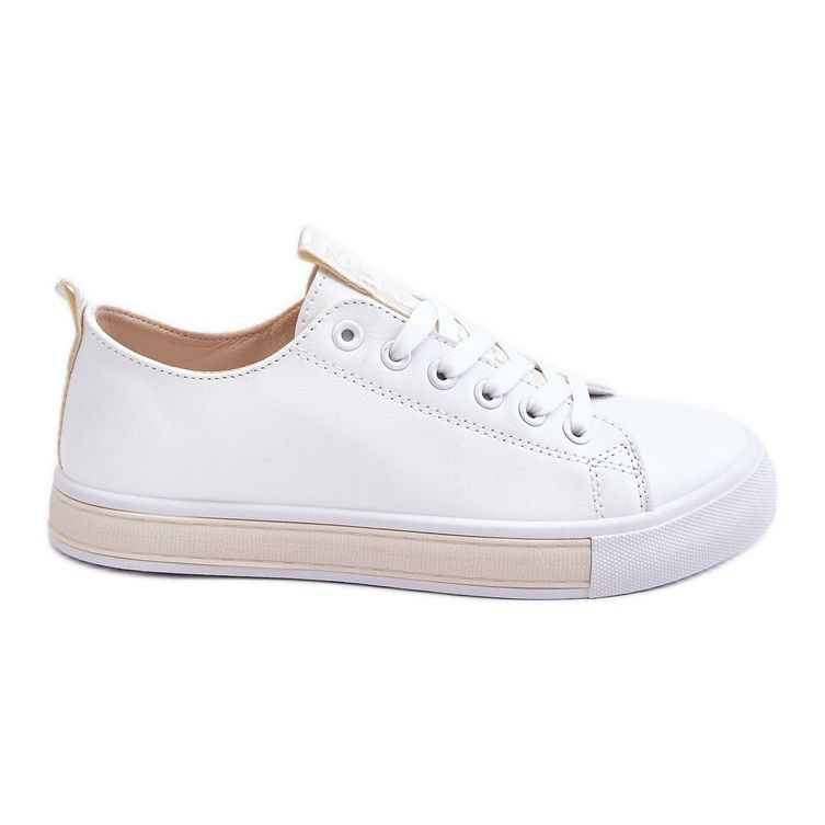 Sneakers Classiche da Donna Bianche e Beige