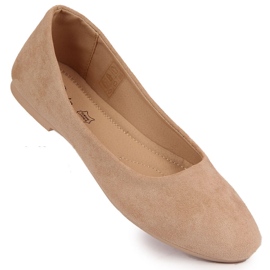 Ballerine da donna in camoscio beige eVento 9BL02-1031