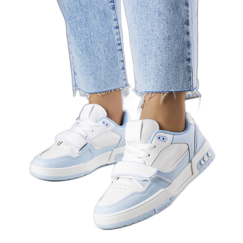 Sneakers blu da donna Kadie bianca