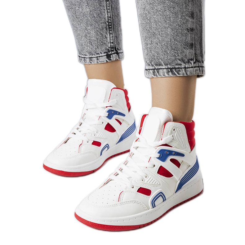 Sneakers alte Marjorie bianche bianca