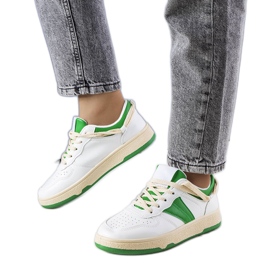 Sneakers da donna Marcella verde bianca