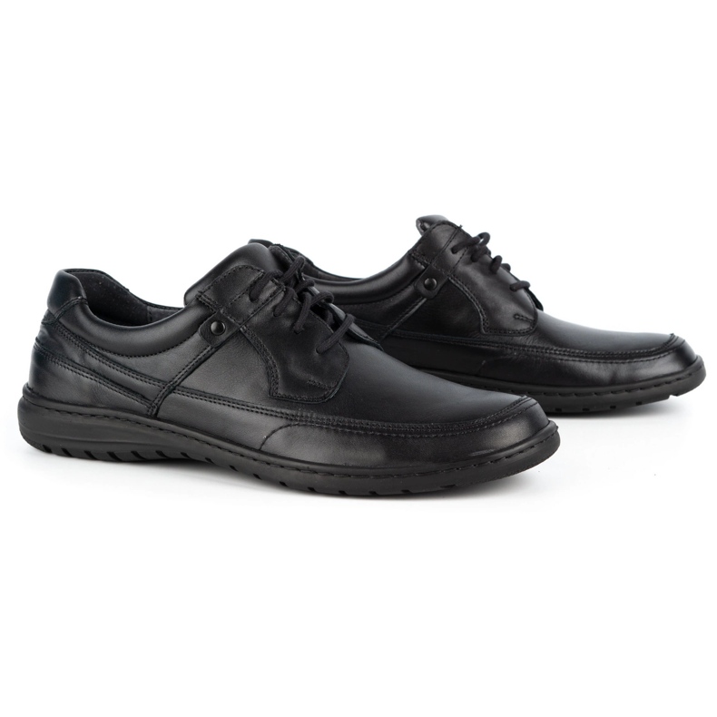 WASAK Scarpa casual da uomo in pelle 0186W nera nero