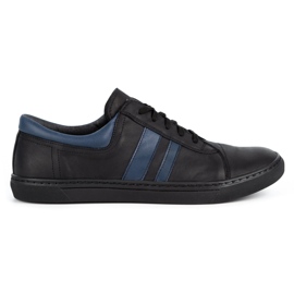 WASAK Scarpa casual da uomo in pelle 0150W nera nero