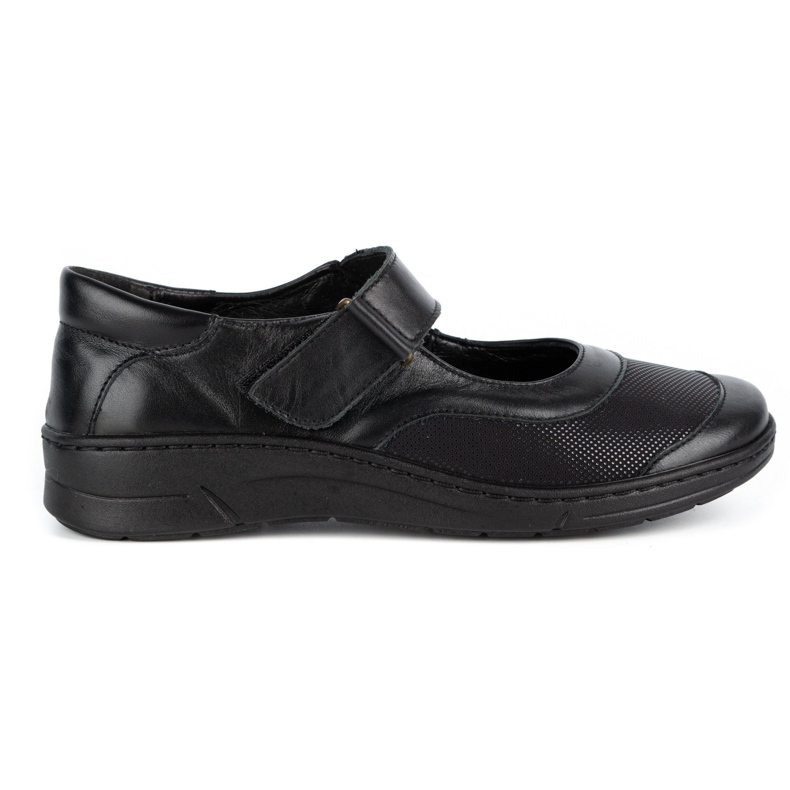 WASAK Scarpa da donna in pelle con velcro 0580W nera nero
