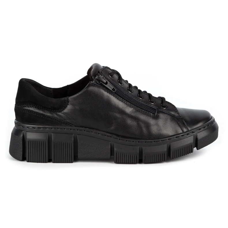 WASAK Scarpe da donna sneakers in pelle 0663W nere nero
