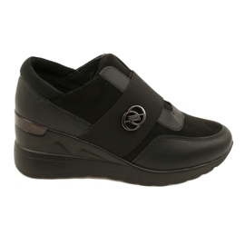 Scarpe Slip-on Wedge Sneakers Evento 23SP35-5320 Nero