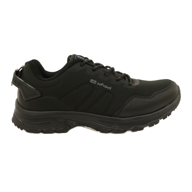 Scarpe sportive da trekking softshell da uomo nere McBraun nero