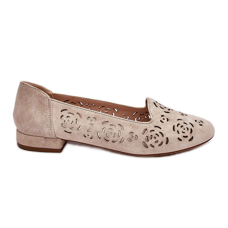 Mocassini Traforati Sergio Leone BL627 Beige