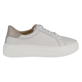 WASAK Scarpe da donna sneakers in pelle 0680W bianco bianca