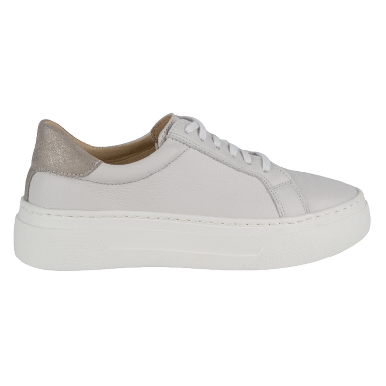 WASAK Scarpe da donna sneakers in pelle 0680W bianco bianca