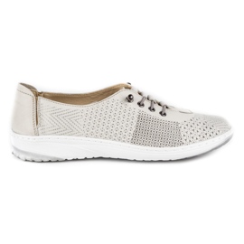 WASAK Scarpe da donna sneakers in pelle 0625W bianco
