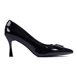 Décolleté Vinceza da donna con decoro nero