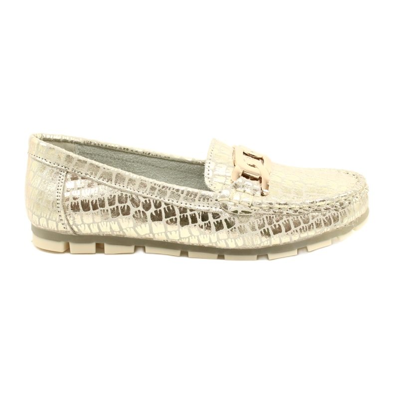 Mocassino Filippo DP3630/23 in pelle dorata beige d'oro