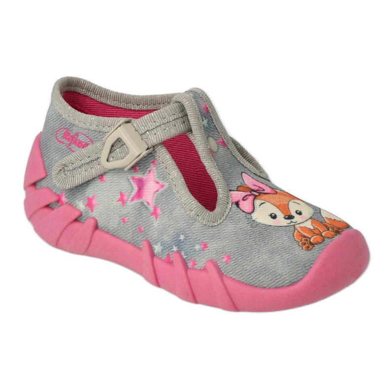 Scarpe per bambini Befado 110P467 rosa grigio