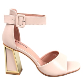 BM Sandali con tacco Ellen Beige