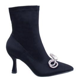 BM Betz Stivali tacco alto elasticizzati neri nero