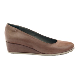 Décolleté con zeppa Edeo 2354 beige