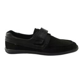 Ren But Scarpe per ragazzi in pelle per velcro ren ma 4249 neri nero