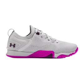 Scarpe da donna Under Armour Tribase Reign 3 3023699-100 grigio