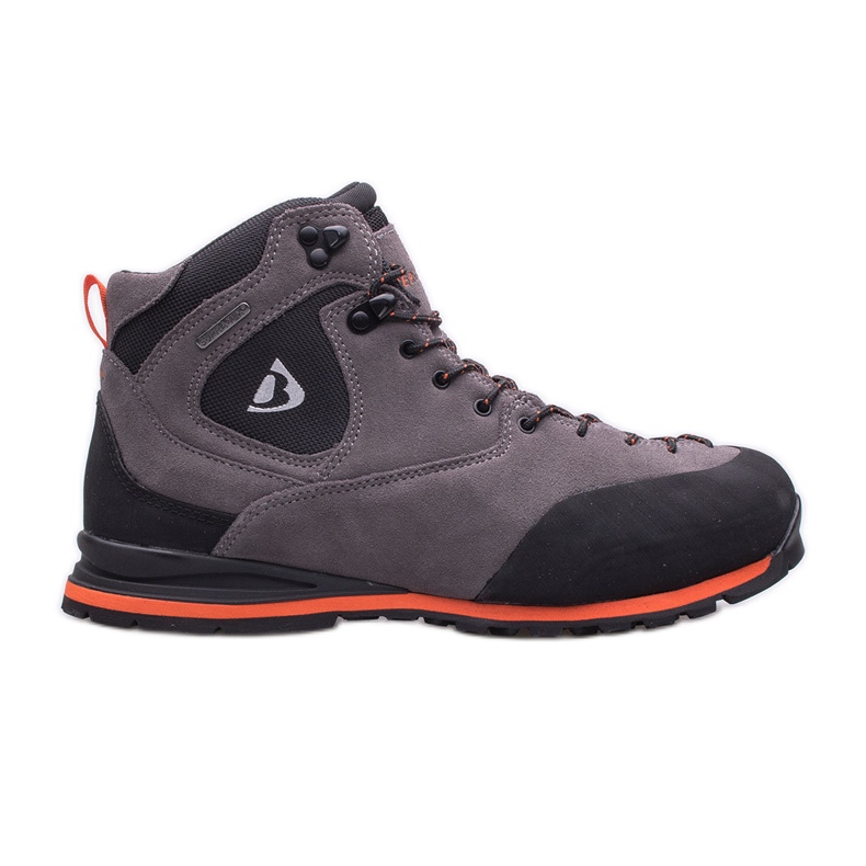 BERGSON Castor Mid Stx scarpe da trekking da uomo nero grigio