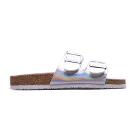 Pantofole da donna Big Star HH274895 d'argento