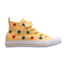 Sneakers da bambino Big Star JJ374062 giallo