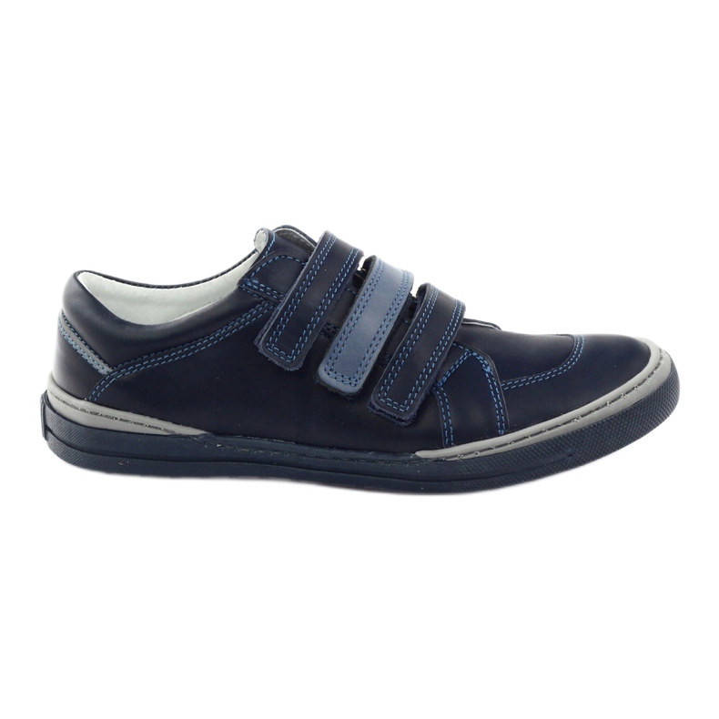 Scarpe da bambino con rape Bartuś blu navy multicolore