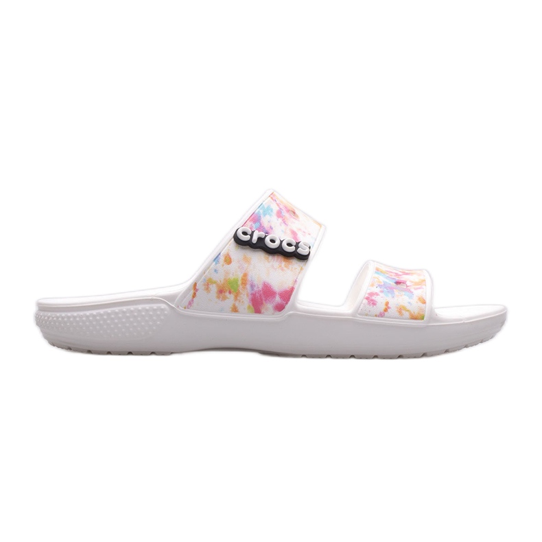 Pantofole da donna CROCS Classic Tie Dye Graphic 207283-928 bianca multicolore