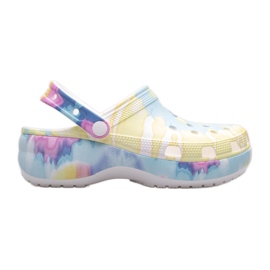 Zoccoli con zeppa Crocs Graphic Clog W 207151-94S multicolore