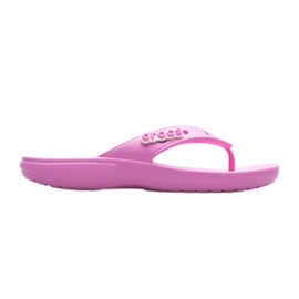 Ciabatte da donna Crocs Classic Flip 207713-6SW rosa