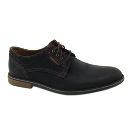 Scarpe Riko Scarpe in pelle maschile 804 blu navy