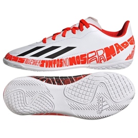 Scarpe da calcio Adidas X Speedportal.4 Messi In Jr GW8400 bianca bianca