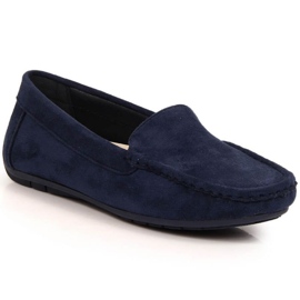 Scarpe Vinceza mocassini scamosciati W EVE259F blu navy