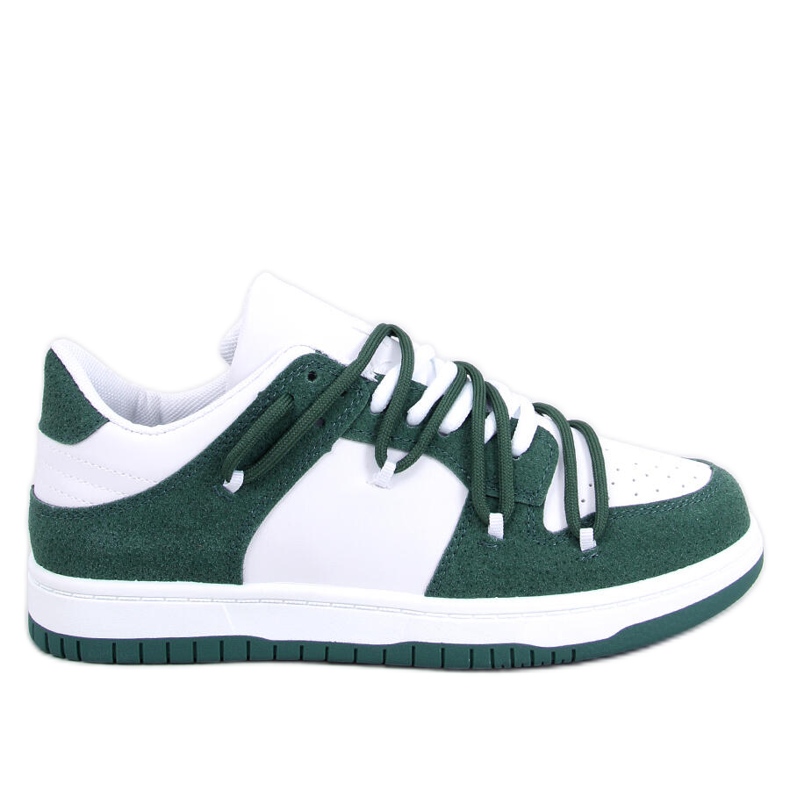 BM Sneakers panda Hart BIANCO/VERDE bianca