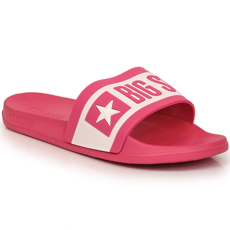 Pantofole sportive da donna fucsia Big Star LL274741 rosa