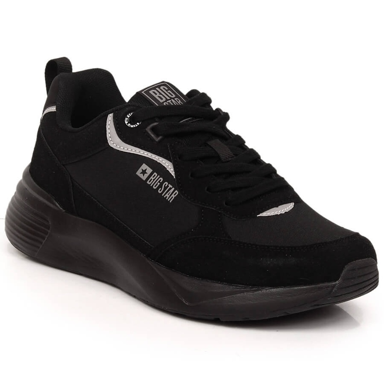 Scarpe sportive da uomo nere Big Star LL174236 nero