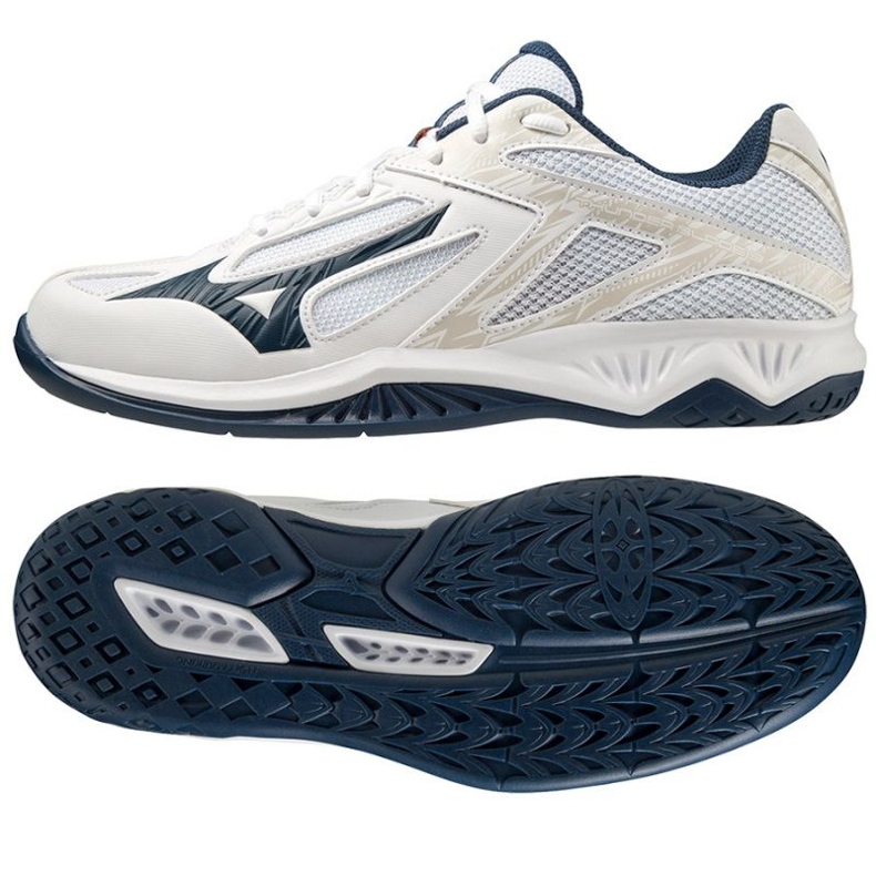 Scarpe da pallavolo Mizuno Thunder Blade 3 M V1GA217022 bianca bianca