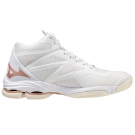 Scarpe da pallavolo Mizuno Wave Lightning Z7 Mid W V1GC225036 bianco bianco